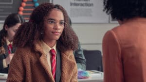 Yasmin Finney as Elle in Heartstopper.