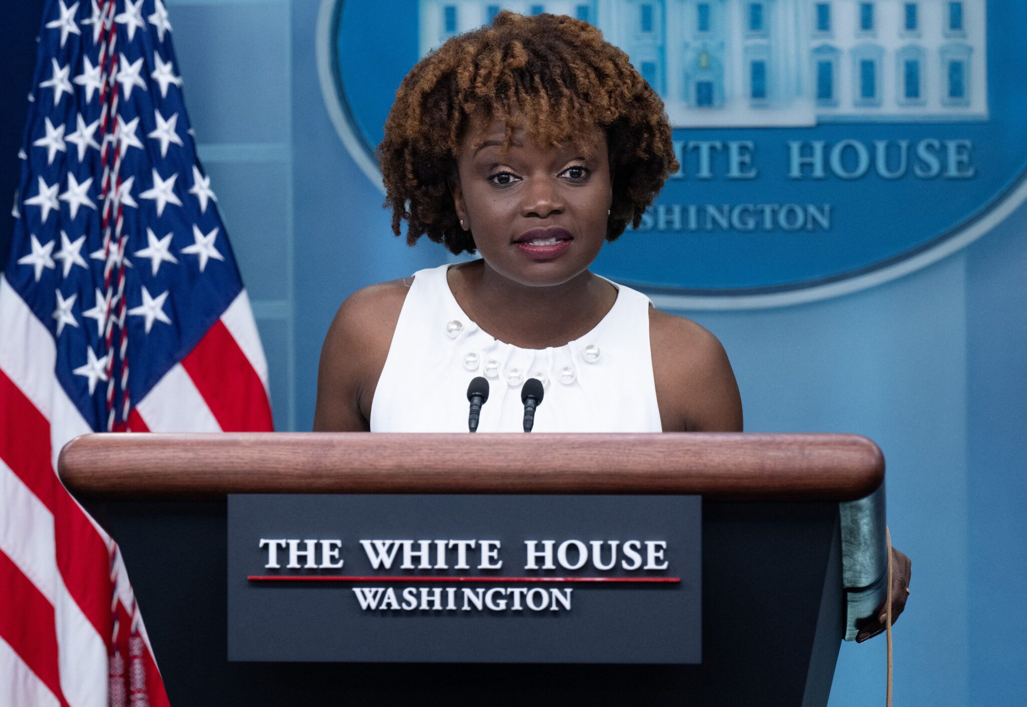 White House press secretary Karine Jean-Pierre wants to make queer people 'feel seen'