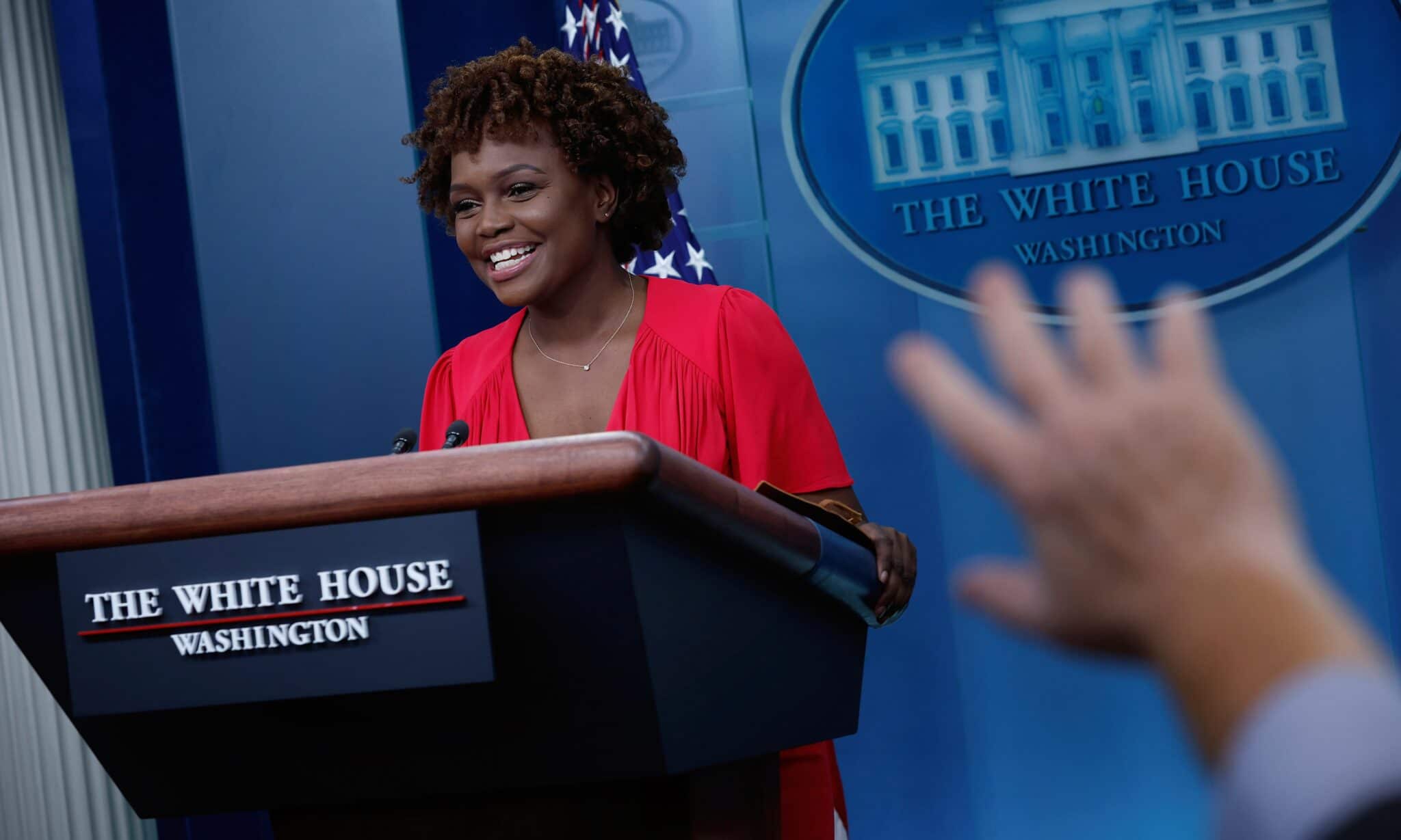 New White House press secretary honours trailblazers as she becomes first gay, Black woman in post