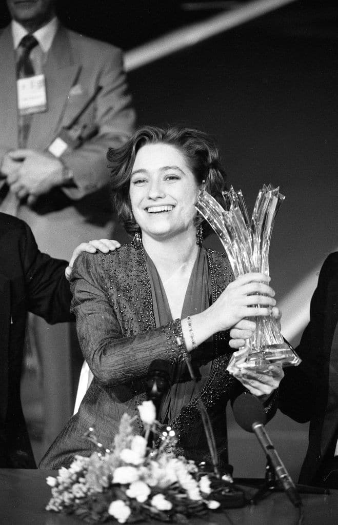 Irish Contestant and Winner of the Eurovision Song Contest Niamh Kavanagh, Cork, 15/05/1993. 