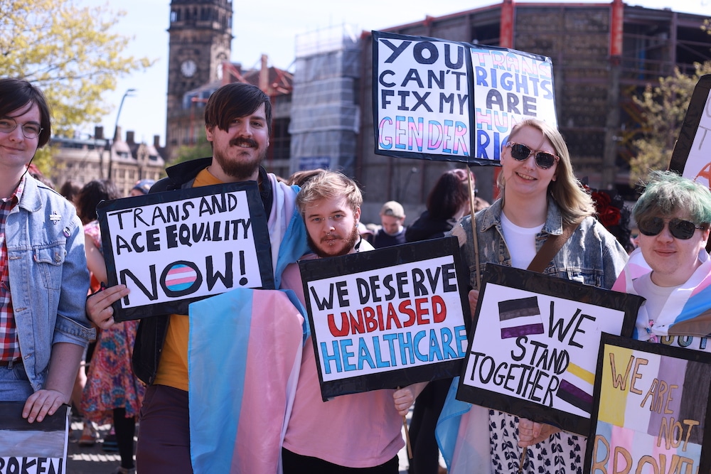 Furious protesters take to streets against government's cruel conversion therapy U-turn