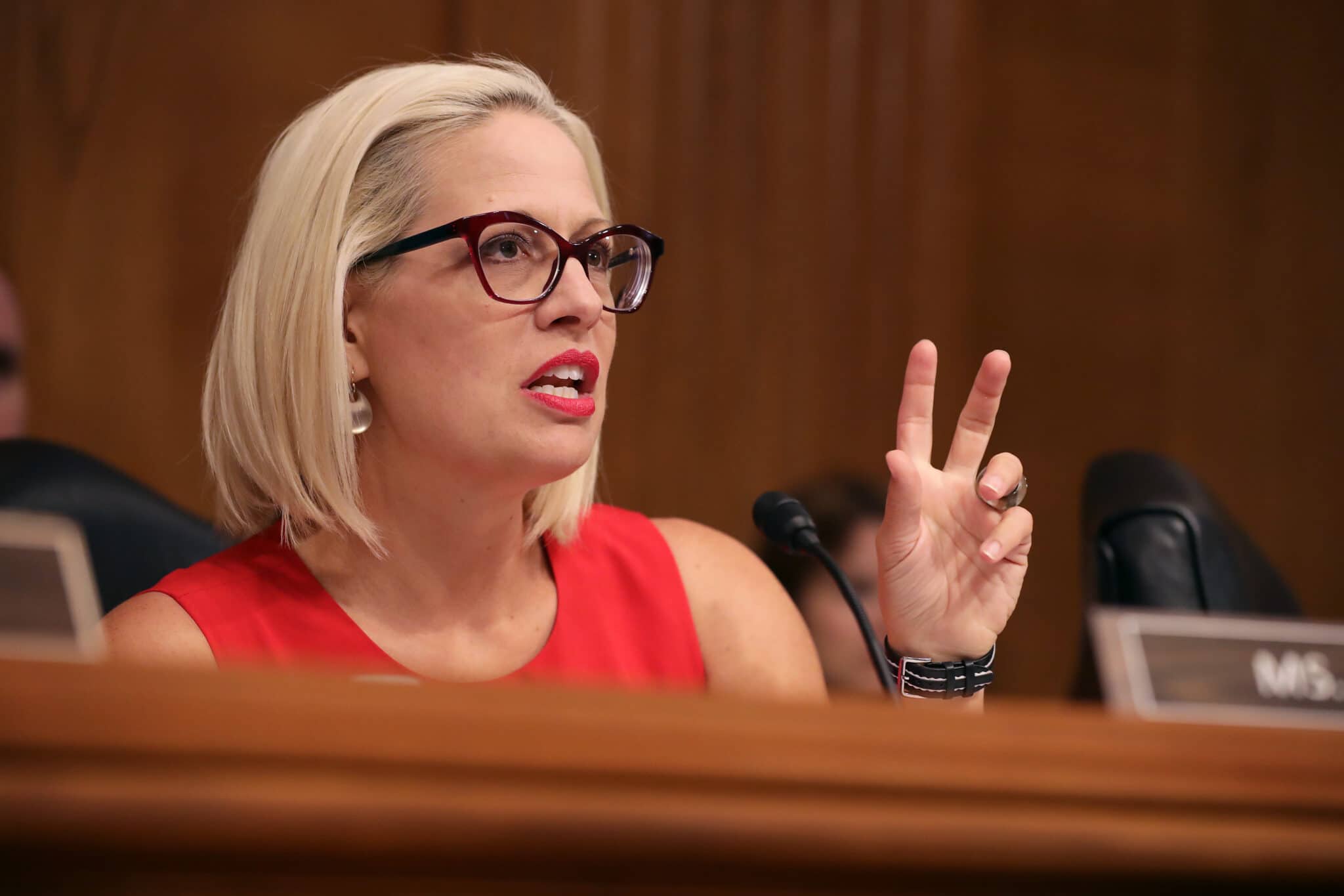 Bisexual senator Kyrsten Sinema called out for shallow tribute to victims of Texas school shooting