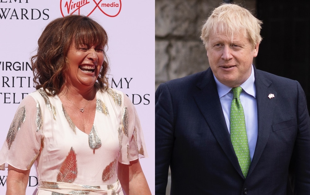 Lorraine Kelly takes hilarious dig at Boris Johnson at BAFTA TV Awards