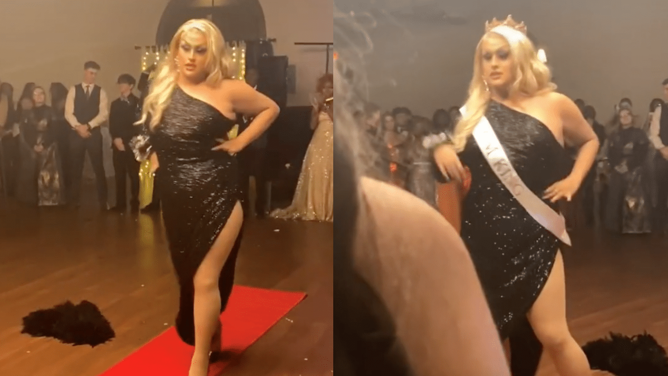 Fearless non-binary teen wins prom king in full drag: 'I left everybody speechless'
