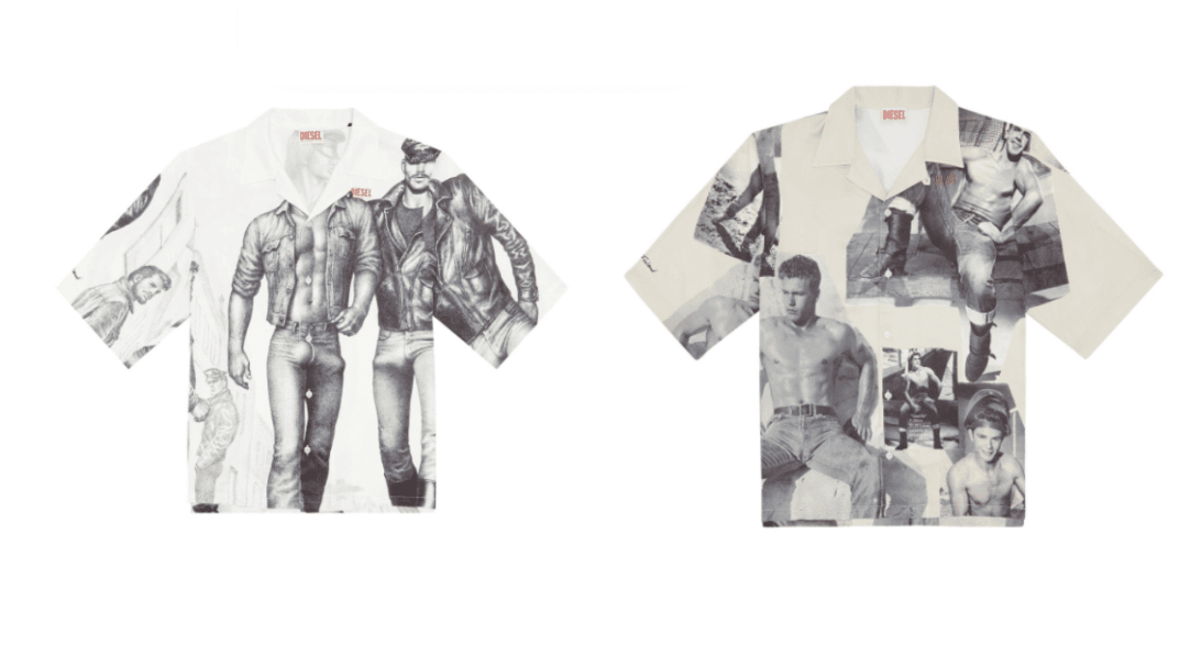 The Pride capsule collection features t-shirts, shirts, a jockstrap and tote bags.