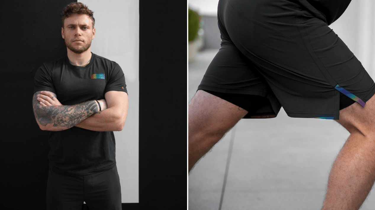 Gus Kenworthy poses in Rhone
