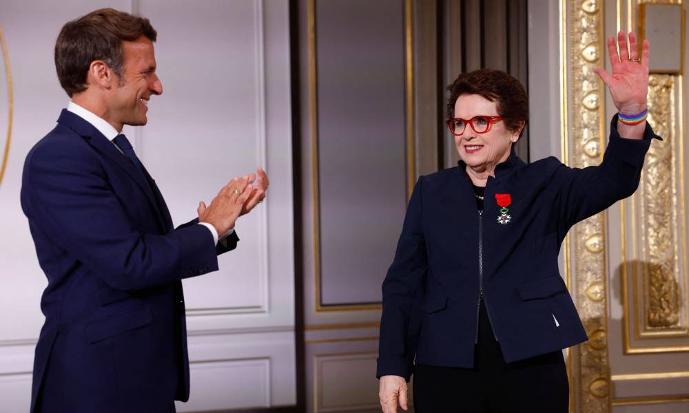 Tennis legend Billie Jean King receives France’s Legion of Honour award on anniversary of historic win