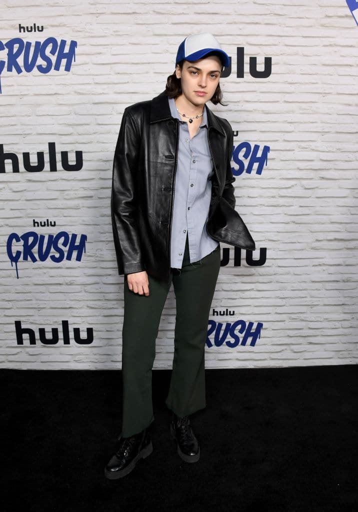 Ava Capri attends the Los Angeles premiere of Hulu