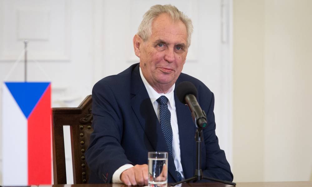Czech president Miloš Zeman vows to block same-sex marriages if approved by parliament