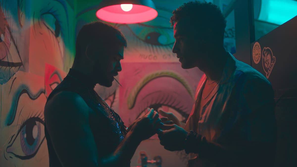 Chris Renfro as Daddius, Devin Way as Brodie in Queer as Folk.