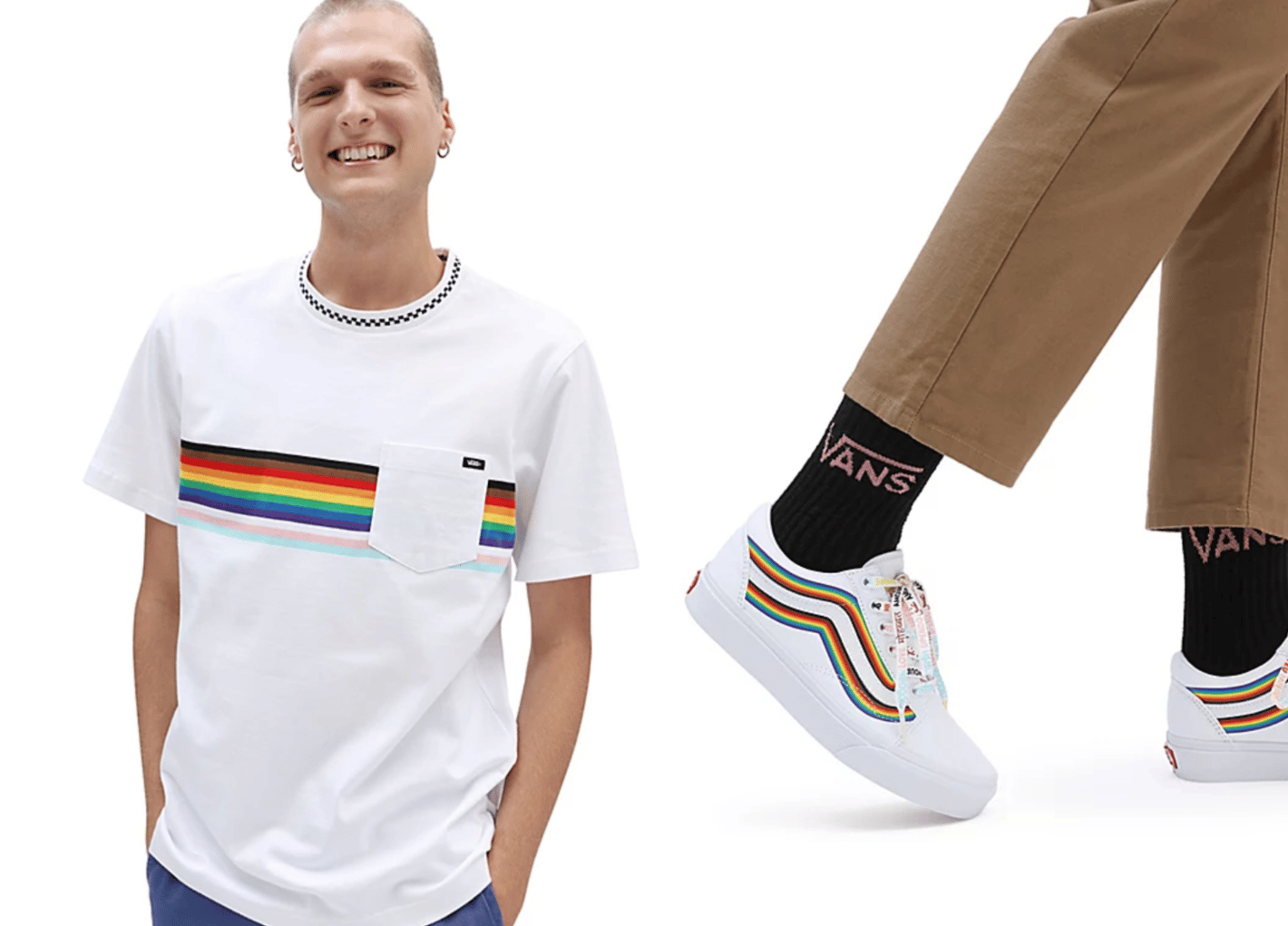 Vans has released its Pride collection for 2022 featuring shoes and apparel.