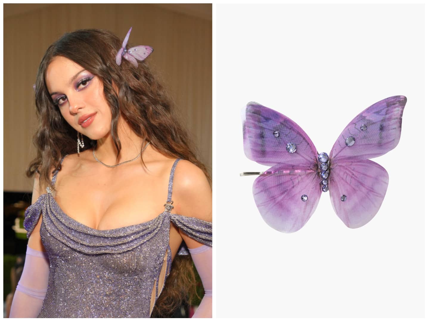 Olivia Rodrigo's Y2K-inspired butterfly clips that she wore to the Met Gala are finally on sale