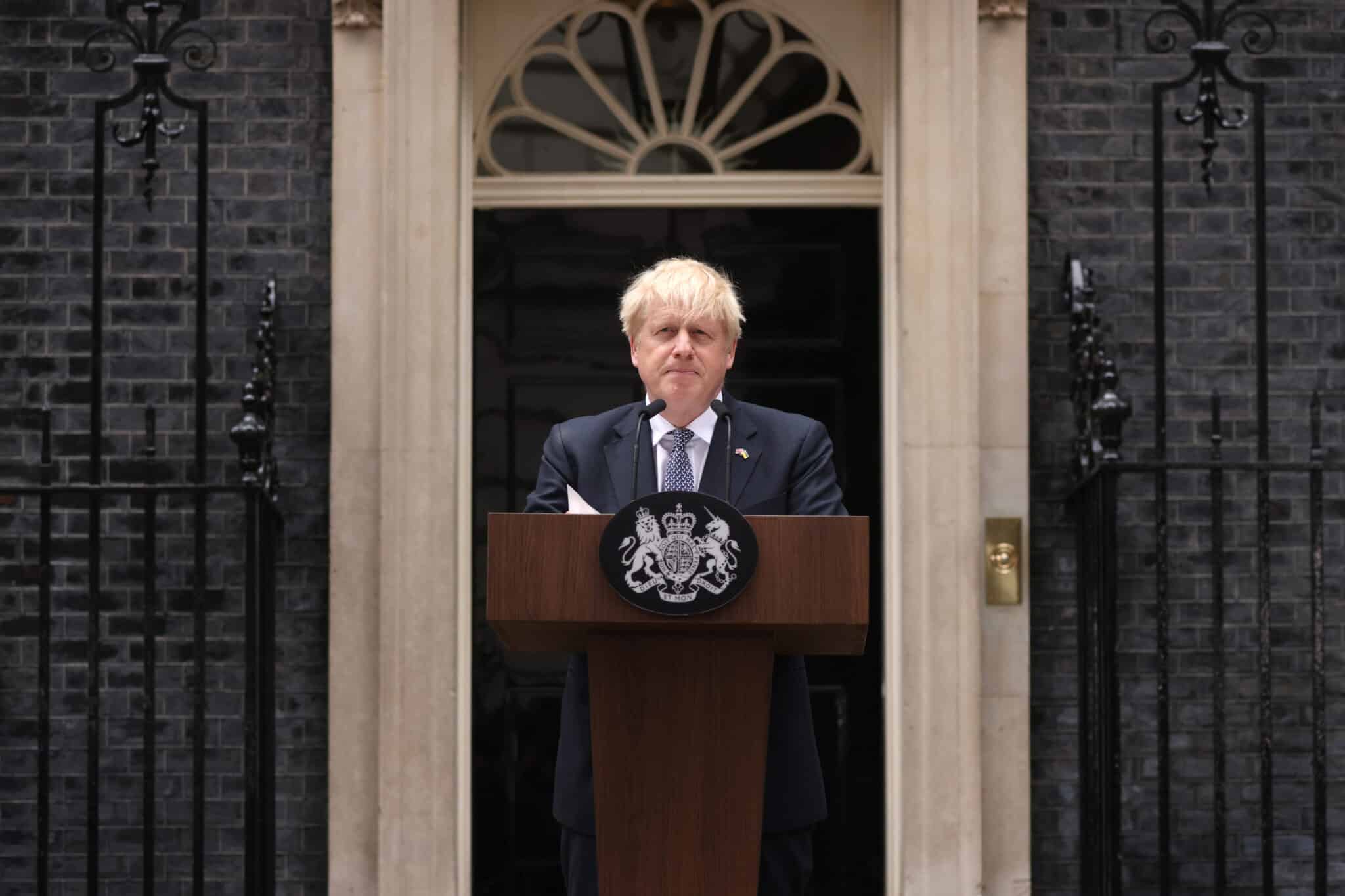Boris Johnson resigns as prime minister