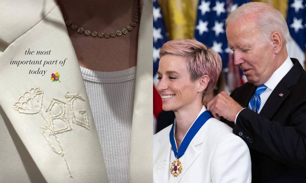 Megan Rapinoe pays beautiful tribute to Brittney Griner at Presidential Medal of Freedom ceremony