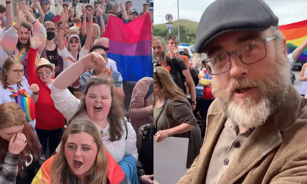 Drag legend Panti Bliss destroys anti-LGBTQ+ protester at Ireland's Mayo Pride with truly epic read