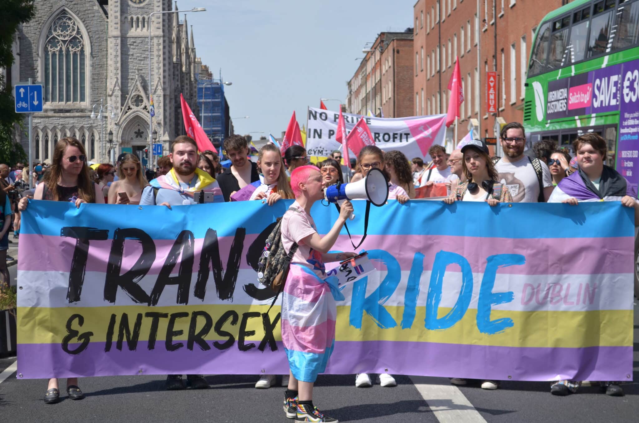 Dublin Trans and Intersex Pride sees huge crowds line streets demanding an end to violence