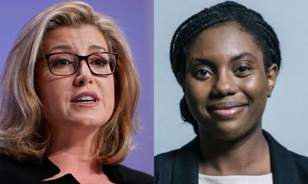 Former equalities ministers Penny Mordaunt and Kemi Badenoch top Tory poll for next prime minister