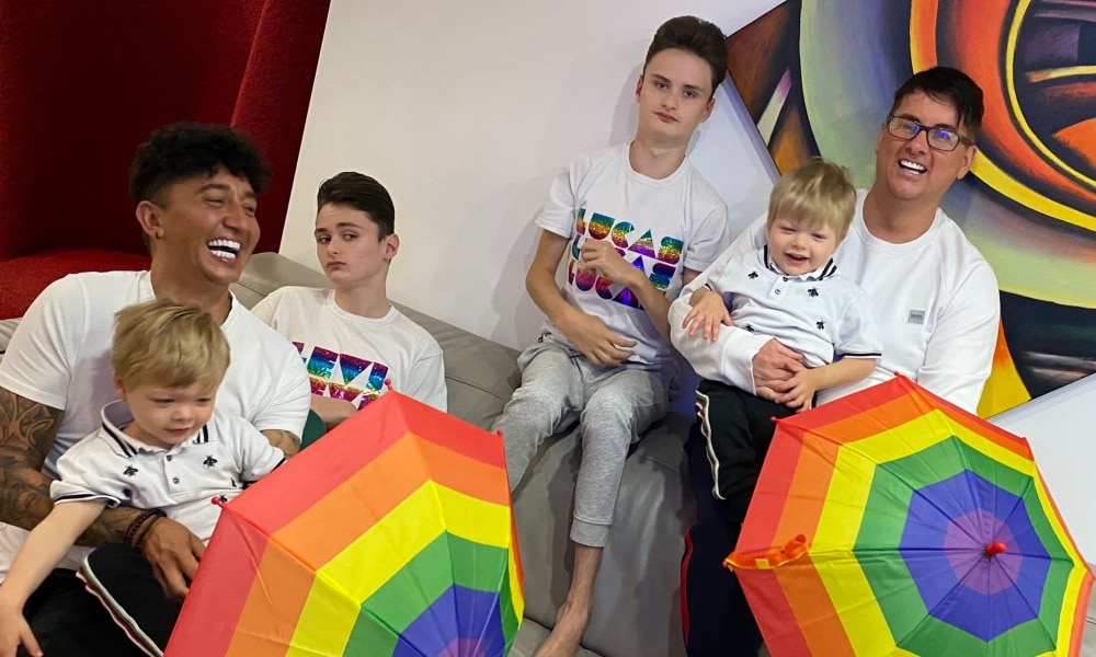Gay dads of two autistic sons share powerful journey: 'People judge on face value'