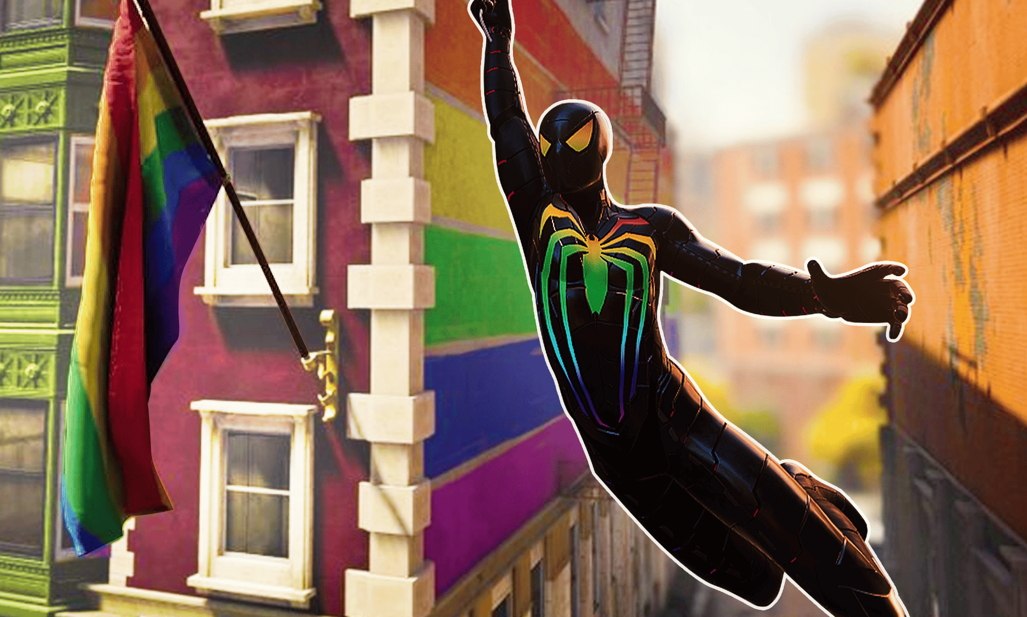 Spider-Man given LGBTQ+ makeover in incredible 'mod' after homophobes tried to delete Pride flags
