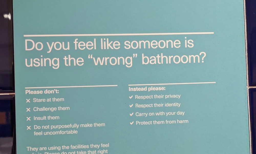 Alan Turing Institute shares simple advice for anyone policing trans people in bathrooms