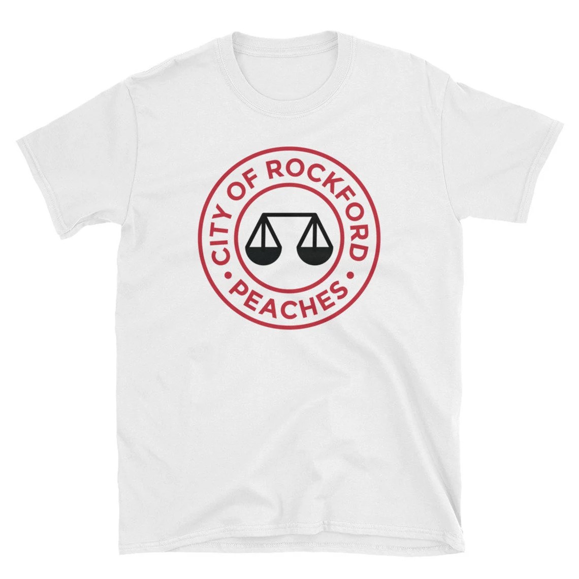 A Rockford Peaches t-shirt.