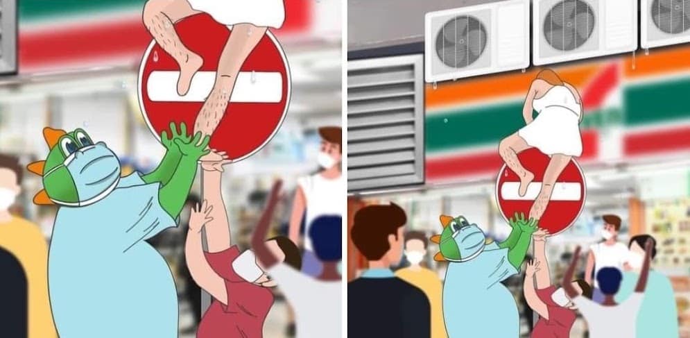 Hong Kong government's dinosaur mascot apologises for cruel joke about trans sex worker