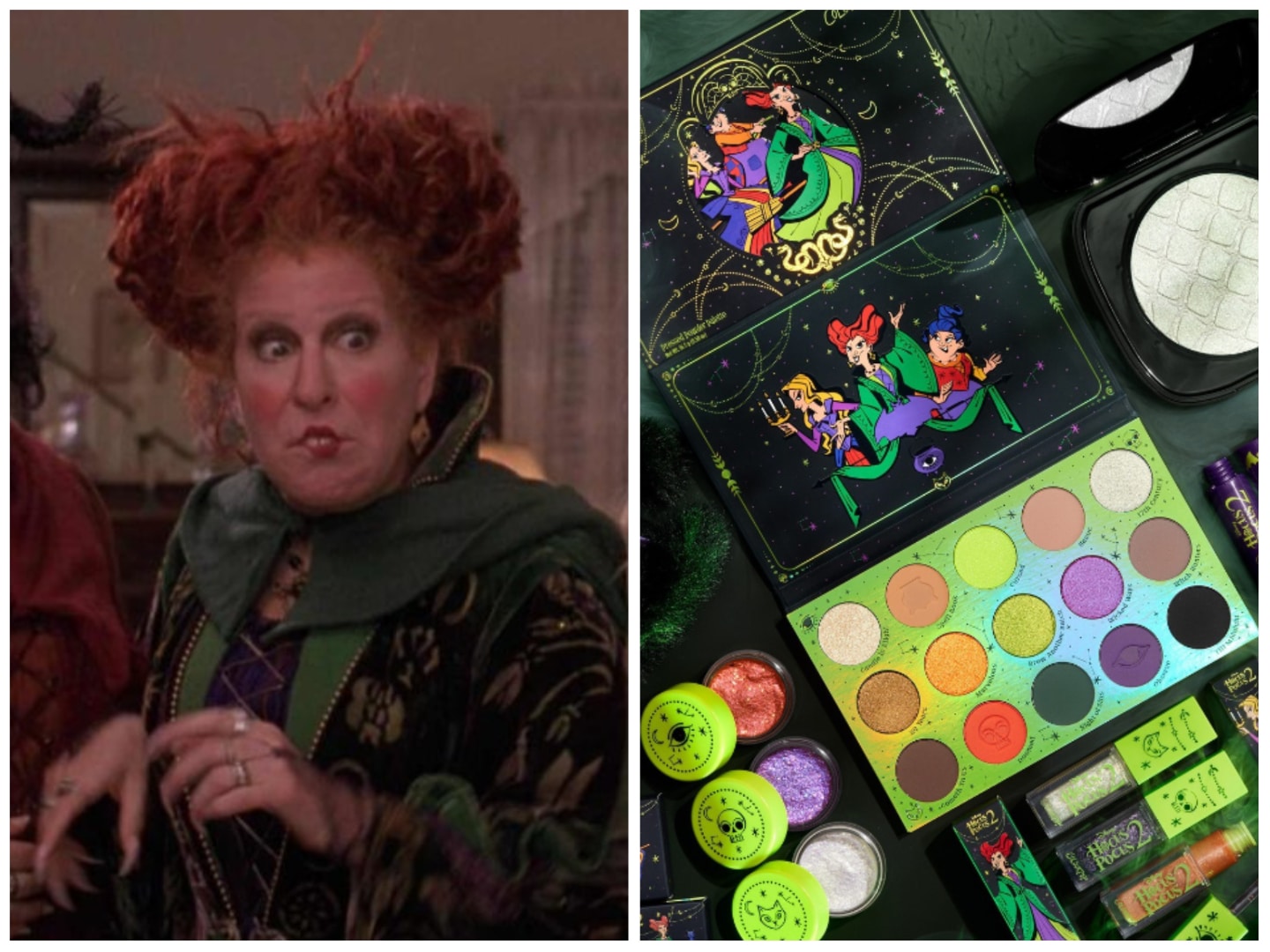 This Hocus Pocus 2 makeup collection is being released for fans to create iconic Halloween looks