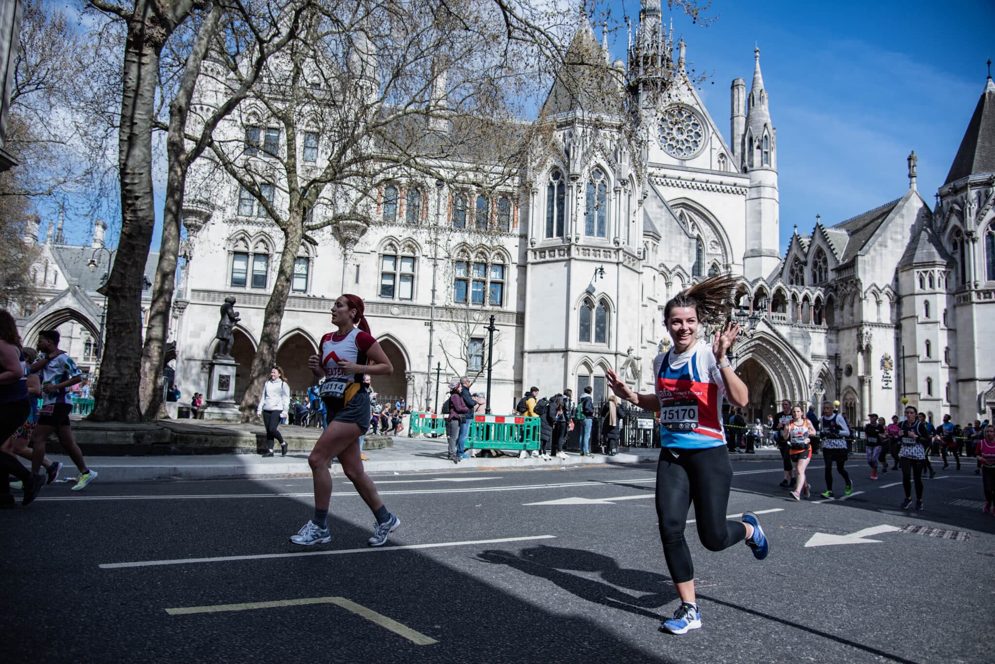 Final stretch of this year's London Marathon is going to be very, very queer