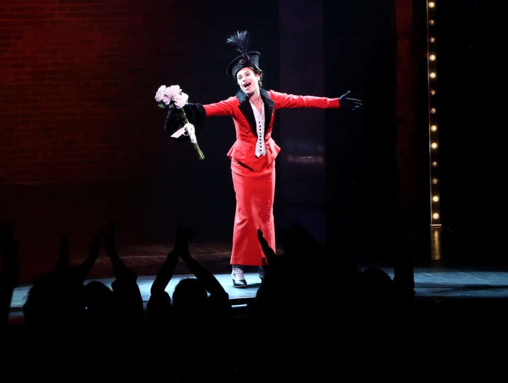 Lea Michele as Fanny Brice in &quot;Funny Girl&quot; on Broadway (Bruce Glikas/WireImage)
