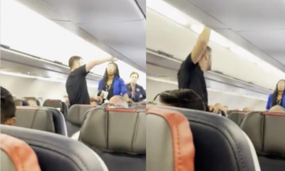 Chemical engineer fired after drunk homophobic and racist rant on plane goes viral 