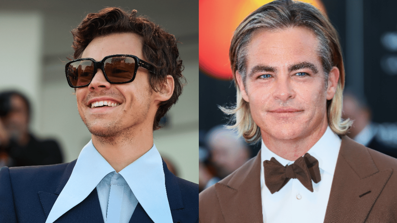 Harry Styles jokes about 'spitting' on Chris Pine on stage in New York