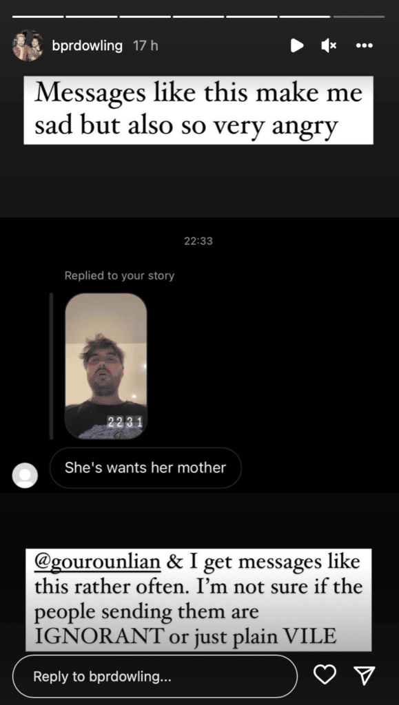 Brian shares Instagram inbox 