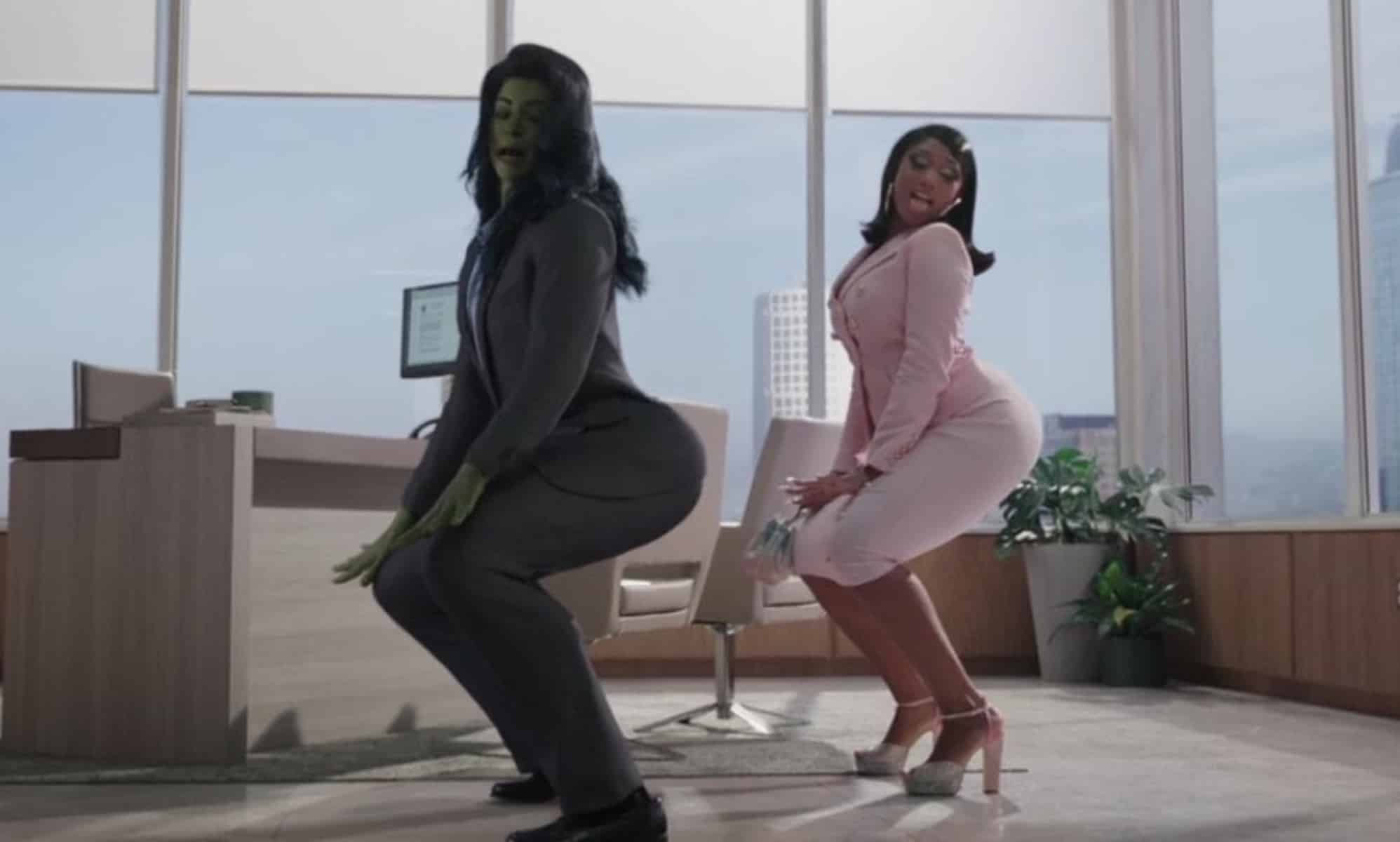 Megan Thee Stallion twerked with She-Hulk and it was truly iconic