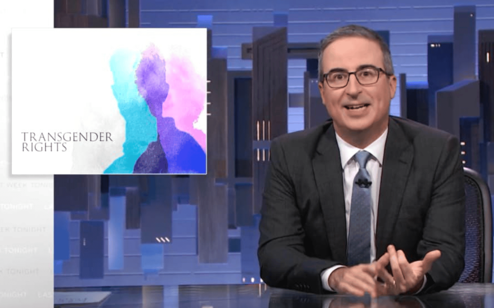 John Oliver expertly debunks 'dangerous' anti-trans conspiracy theories in viral clip