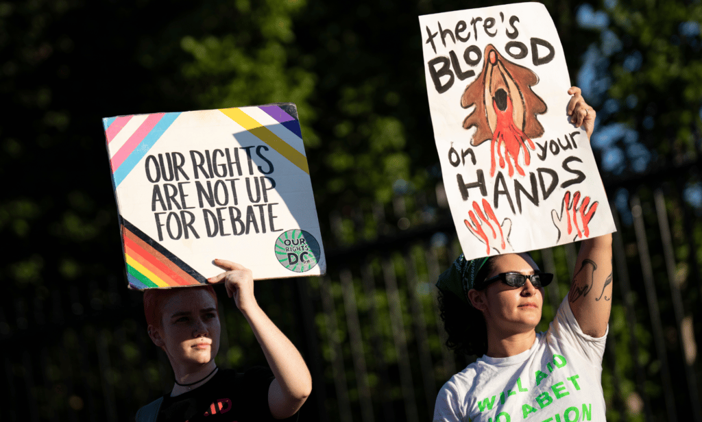 Activists rally for abortion rights