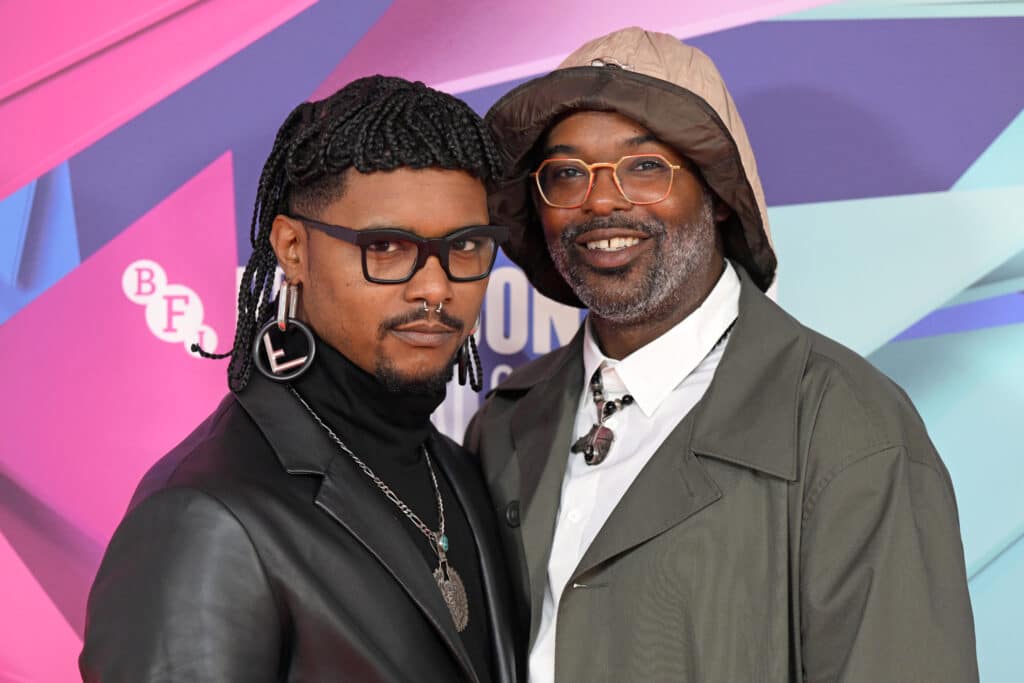 Chester Algernal and Elegance Bratton attend The Inspection European Premiere. (Jeff Spicer/Getty)