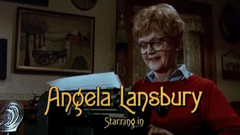 Angela Lansbury in Murder, She Wrote. 