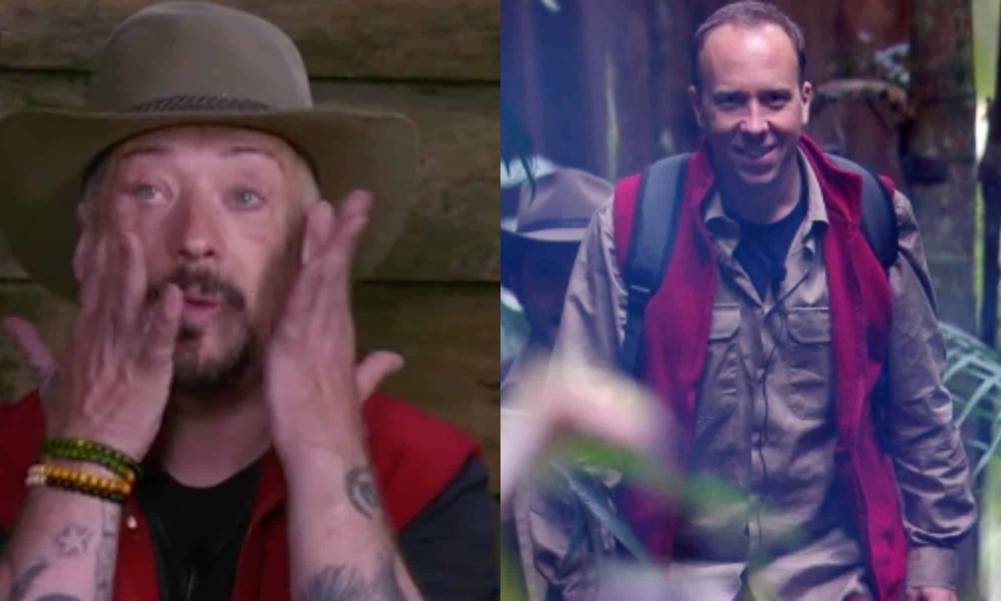 I'm A Celeb's Boy George in tears at Matt Hancock arrival: 'I can't sit here and have fun with him'