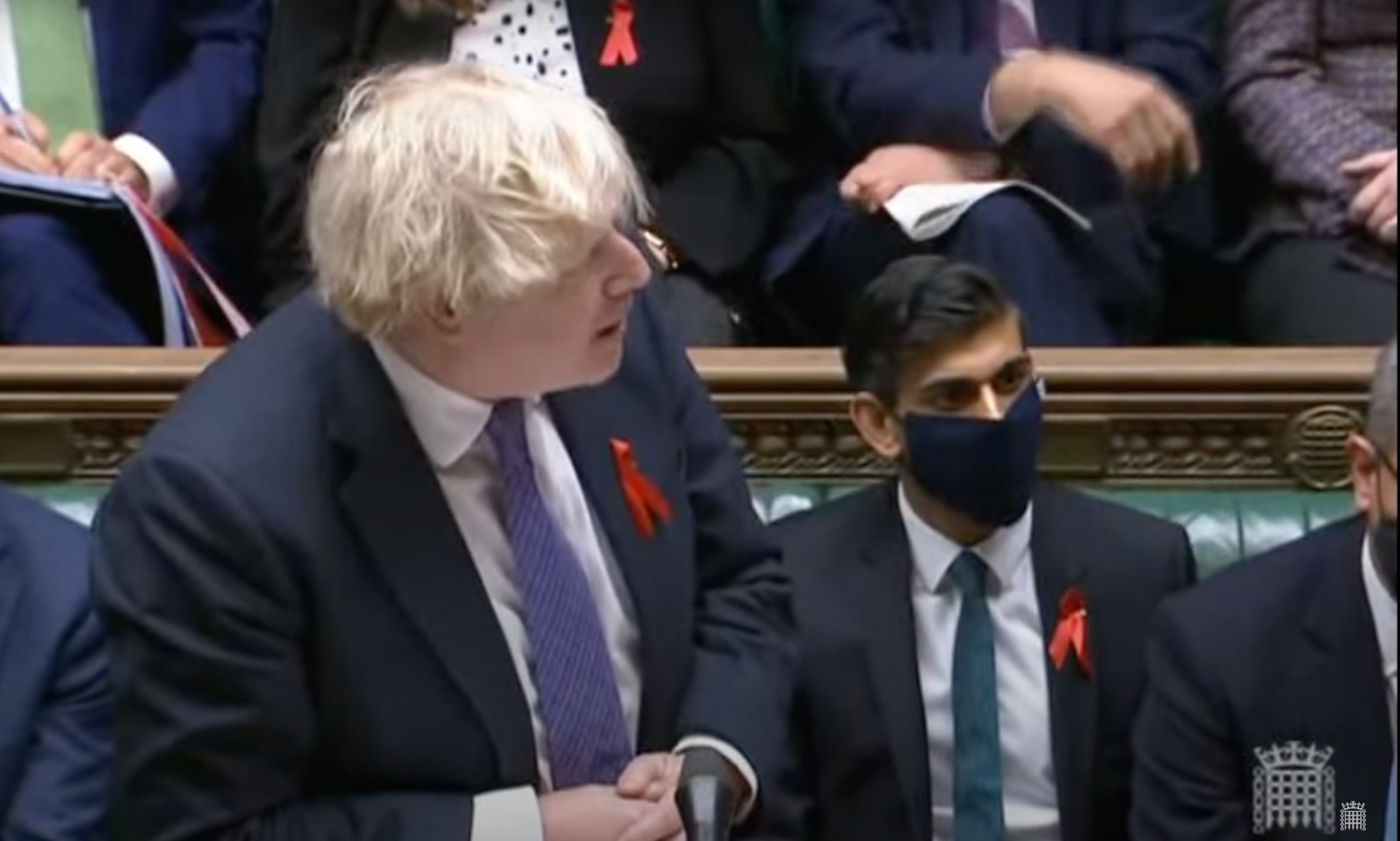 Rishi Sunak wore a red ribbon in support of World AIDs Day during Prime Minister