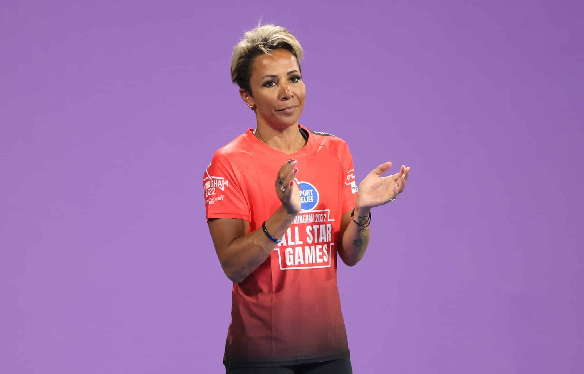 Dame Kelly Holmes is gold medal Olympic winning running champion. (Getty)