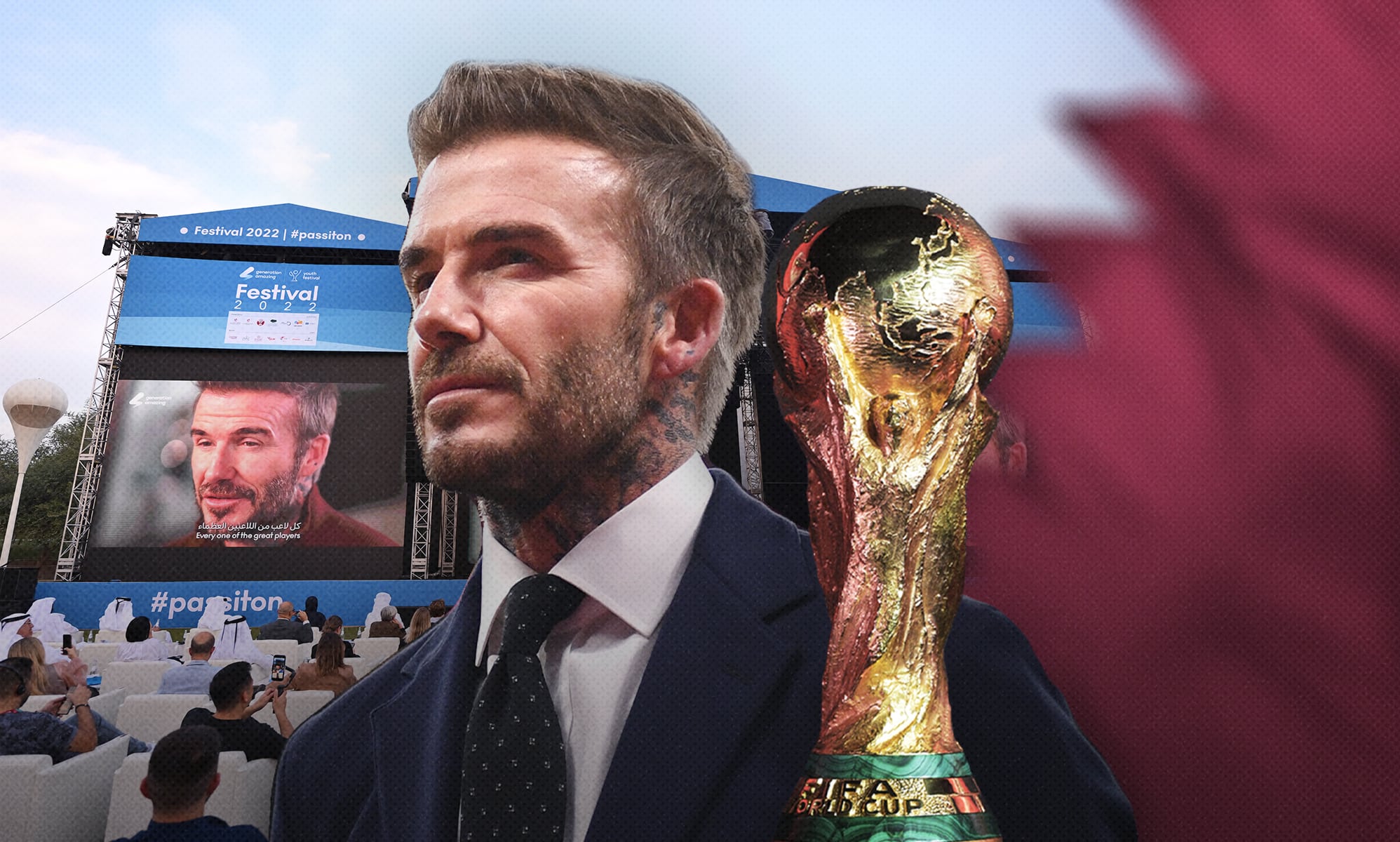David Beckham says Qatar will be a place for 'progress' while ignoring World Cup backlash