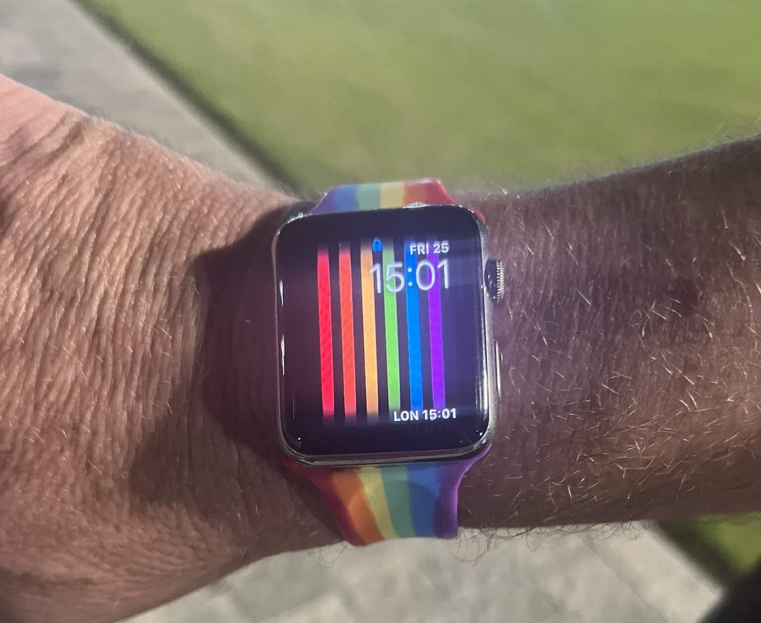 Cameraman refused entry to England World Cup game for wearing rainbow watch strap