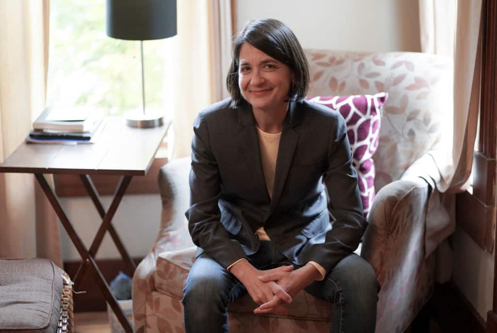 Becca Balint at home on October 5, 2022 in Brattleboro, Vermont. 