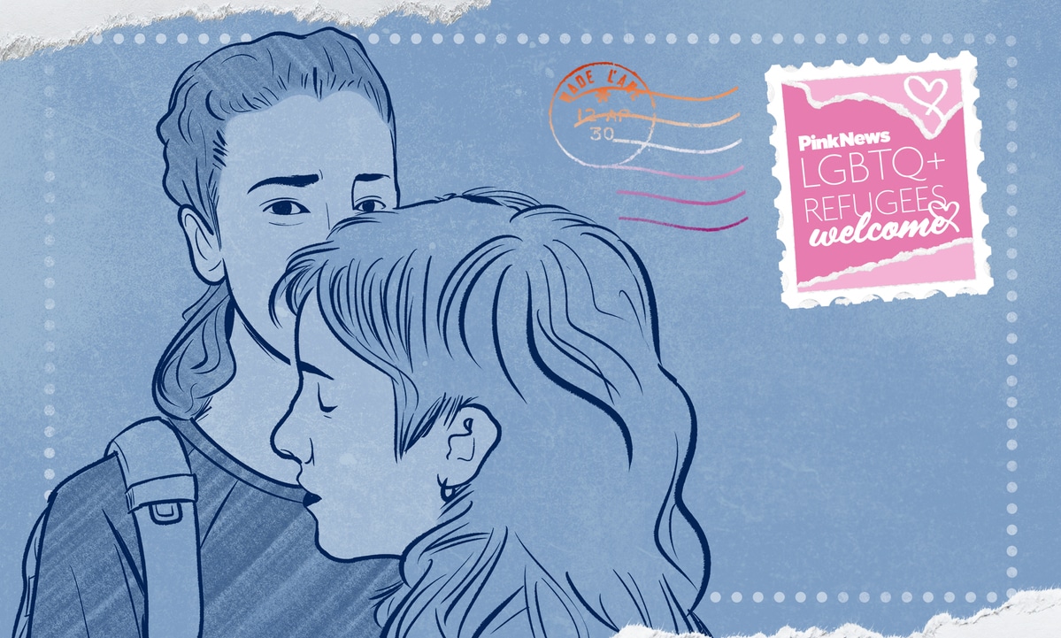 Lesbian couple recalls heart-stopping moment they knew they had to flee Ukraine: 'It happened so fast'