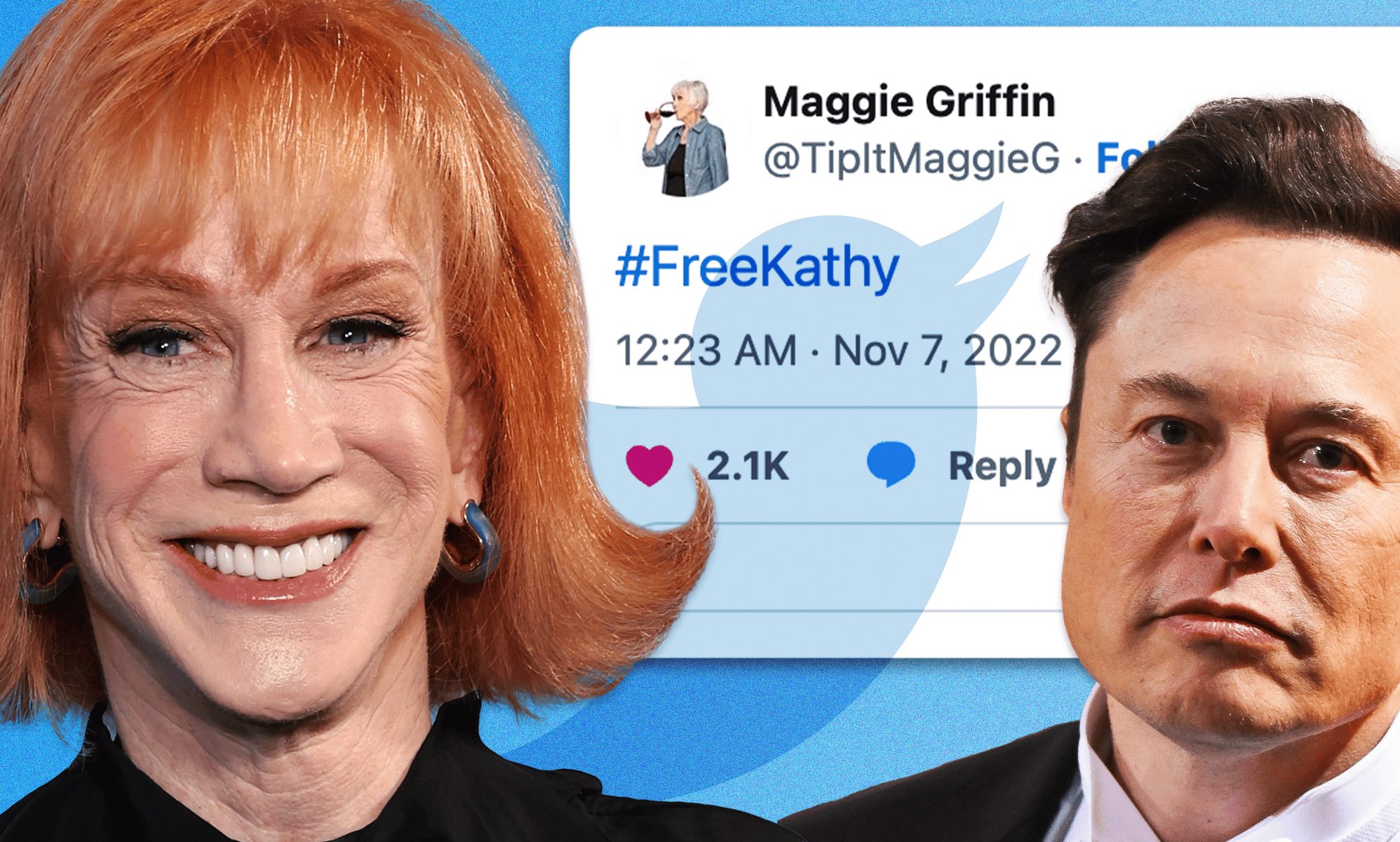 Kathy Griffin uses dead mum's Twitter account to troll Elon Musk: 'I'm back from the grave'