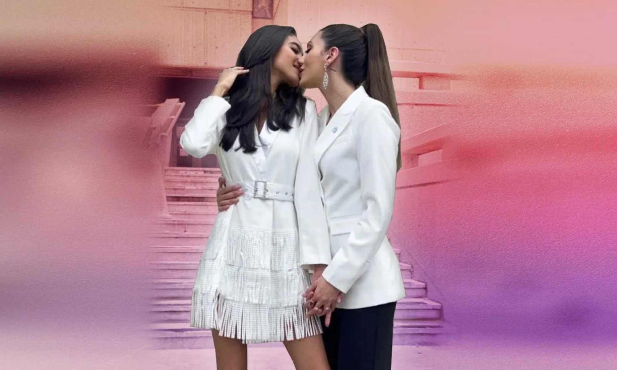 Miss Argentina and Miss Puerto Rico reveal they've tied the knot after secret two-year relationship