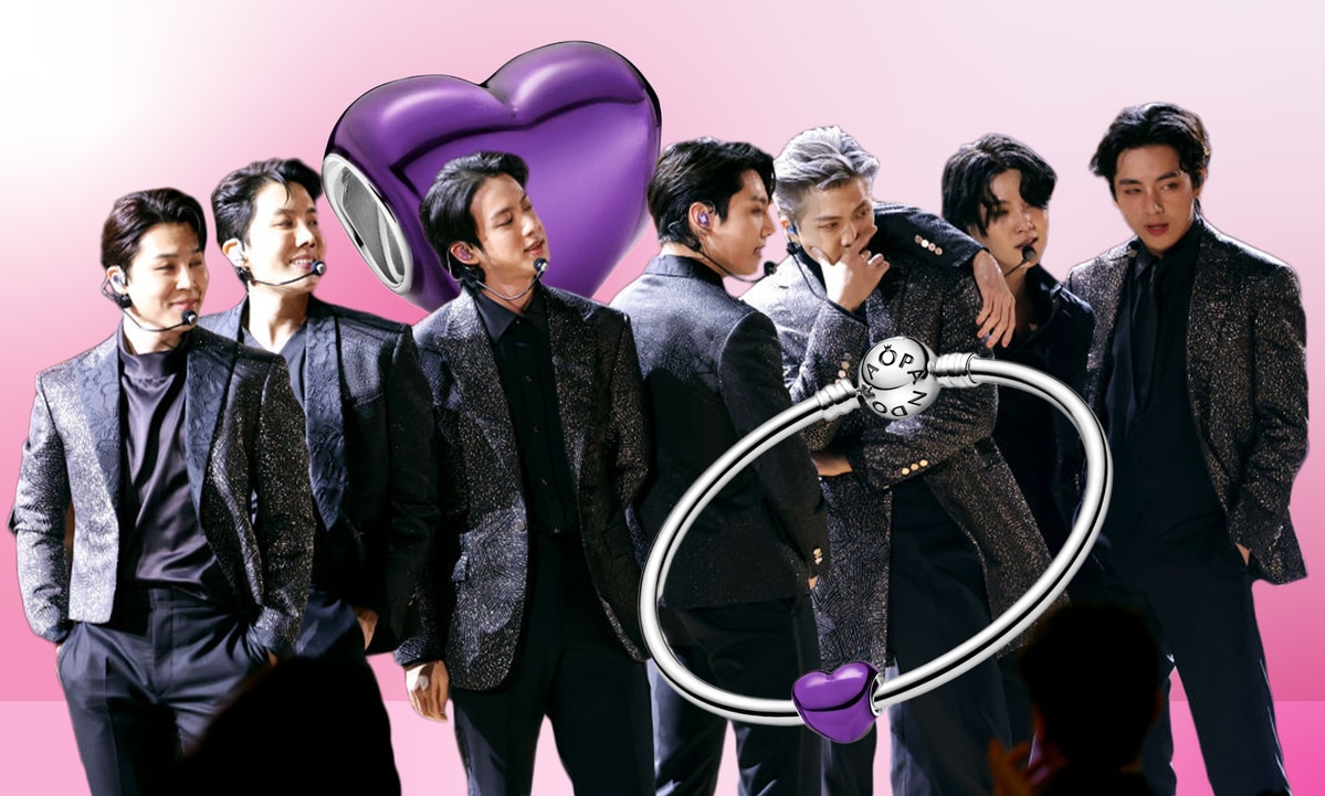 BTS fans are getting this purple heart charm from Pandora to support the band