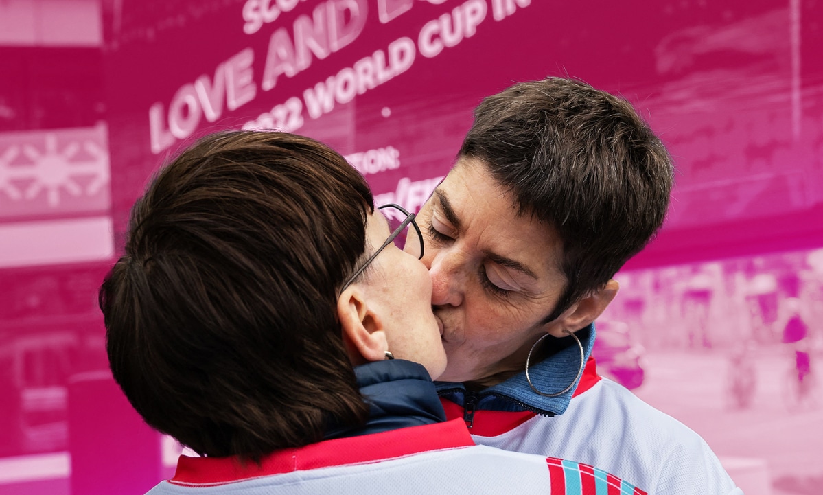 Qatar World Cup: Protesters stage powerful kiss-in against cruel anti-LGBTQ+ laws