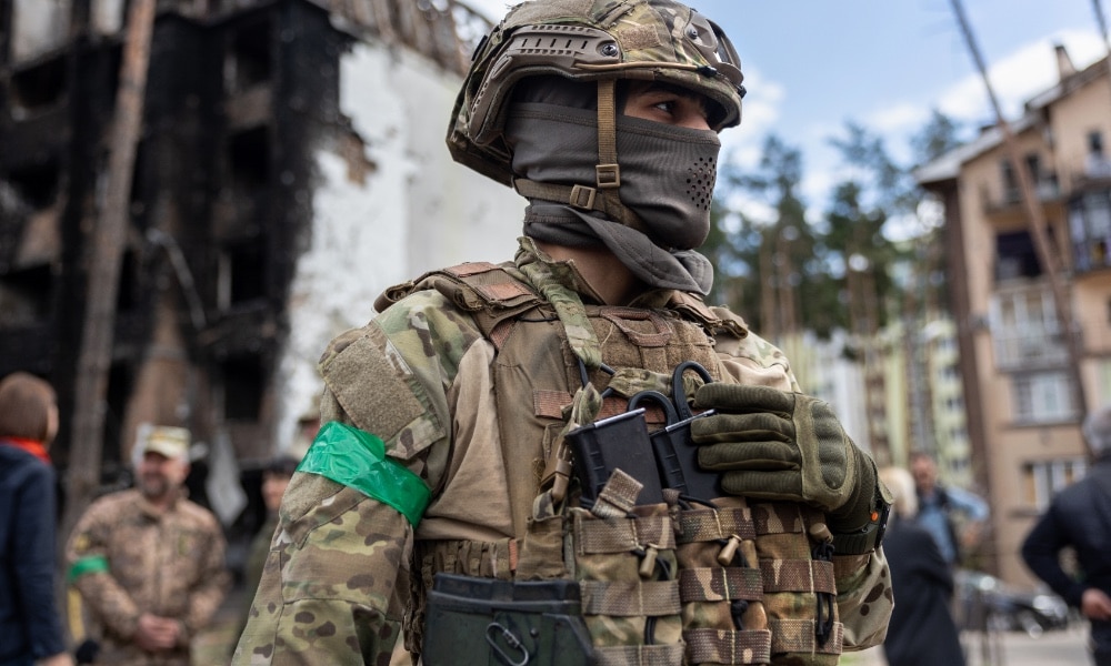 Gay Ukraine soldier marrying woman so she can ‘retrieve his body’ if he dies