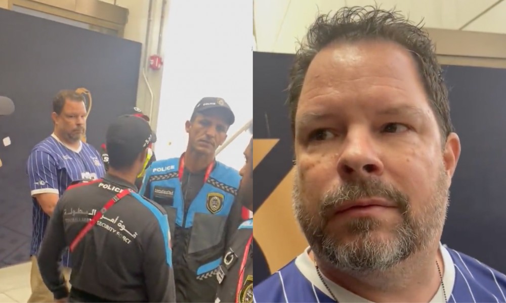 World Cup fan 'aggressively' removed from stadium by Qatari officials for wearing rainbow armband